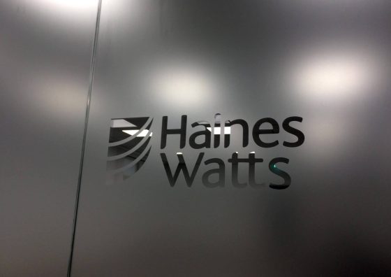Corporate Branding to Main Entrance